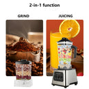 6000W Power multi-function Professional Blender 4-Blade 2-In-1 Wall Breaking Machine 2.5L Container Ice Nut Fruit mix Strong