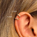 1/3Pairs Maria Minimalist Hoop Earrings for Women Men Bohemia Cute Stainless Steel Tiny Zircon Piercing Ear Rings Trendy Jewelry