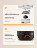 Miaowu Automatic Cat Feeder, 2.4G WiFi, 15 Portions/10 Meals Per Day, Multiple Seals, Anti-Clogging System, For Cats