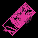 Dress Up Girl Car Decals Japanese Anime Sticker JDM Style Auto Decorate Holographic Waterproof Vinyl for Car Window Bumper