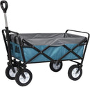Foldable Garden Trolley Handcart Cart Tool Transport with 4 Wheels for Camping Beach Garden Shopping Outputs Load 80kg