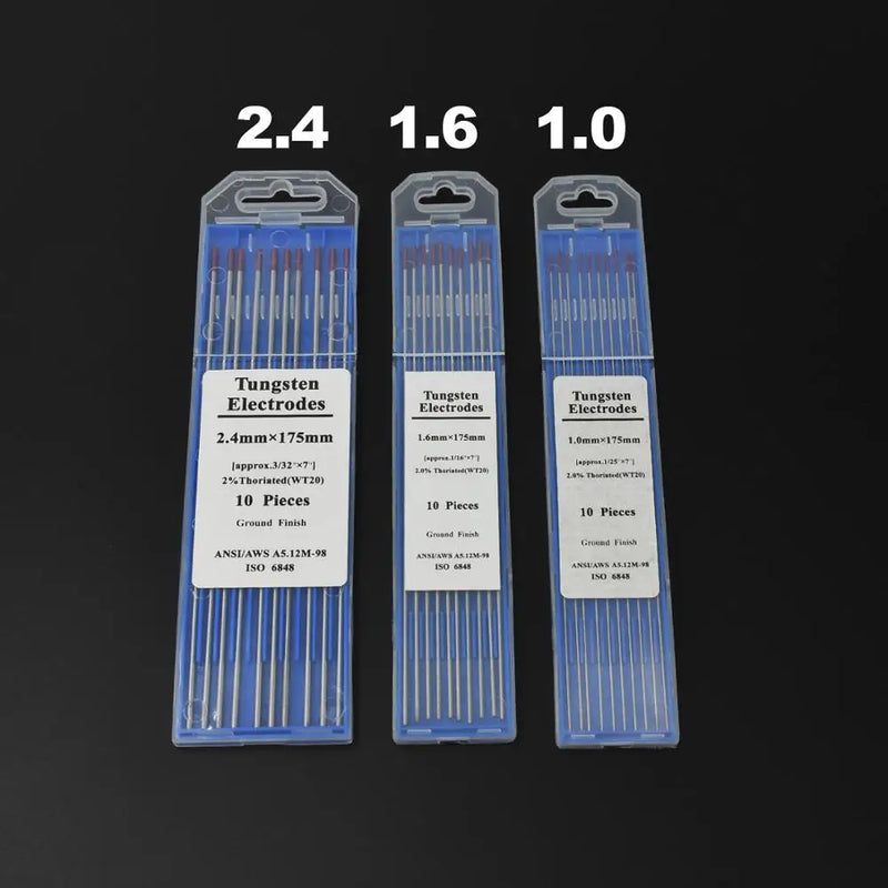 HZXVOGEN Tungsten Electrodes 1.0/1.6/2.4mm Welding Machine Accessories For Tig Welder