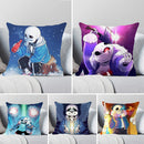Custom Pillowcase Anime Undertale Sans Double-sided 3D Printing Pillow Case for Home Christmas Decoration Sofa Cushion Cover