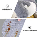 7Pcs/set Microwave Gloves Heat Insulation Silicone Baking Gloves Oven Mitt Pot Holder Nonslip Grilling Pad Hand Clip For Kitchen