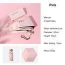 8 Ribs Mini Umbrella Windproof anti-UV Protection 5Folding Umbrella Portable Travel Rain Women Umbrella Pocket Children Umbrella