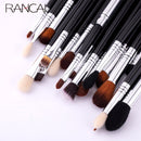 RANCAI Makeup Brushes Set 19pcs Foundation Powder Eyeshadow Contour Concealer Cosmetic Make up Brush With Bag Free Shipping