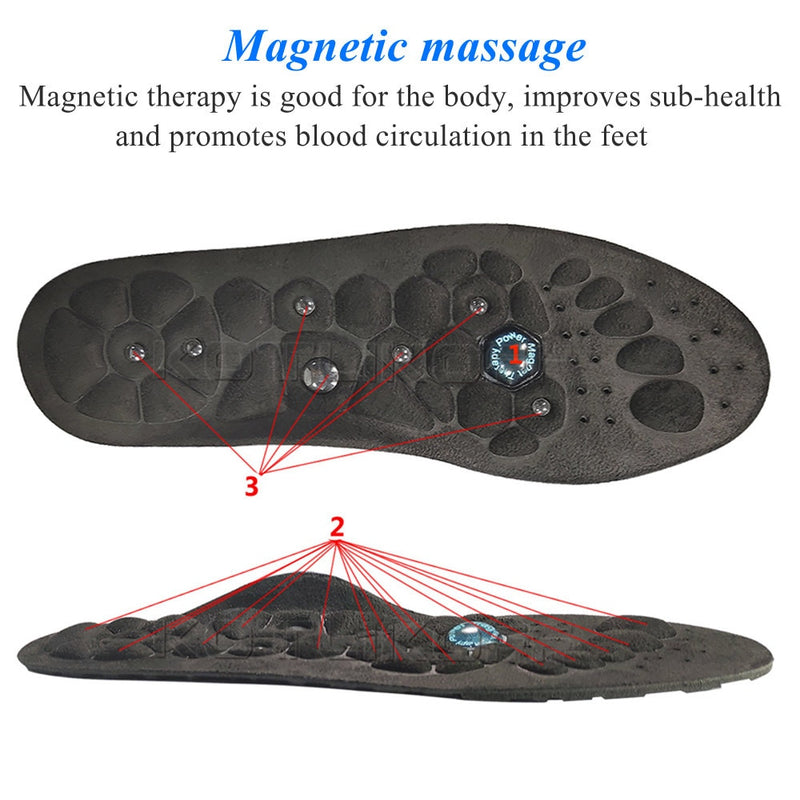 Orthopedic Insoles Magnetic Therapy Insoles For Shoes Arch Support Foot Magnet Reflexology Acupuncture Pain Relief Shoe Insoles