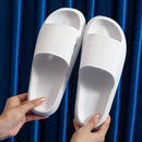 Women Thick Platform Slippers Indoor Bathroom Slipper Soft Eva Anti-Slip Couples Home Floor Slides Ladies Summer Shoes