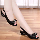 GKTINOO 2023 Summer New Style Sandals Female Summer With Wedges Open Toe Shoes White Shoes Comfortable Women's Shoes