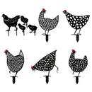 5/1pcs Easter Chicken Hen for Easter Gardening Ornaments Yard Art Outdoor Garden Backyard Lawn Stakes Garden Hen Larg