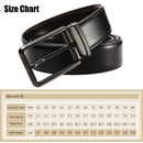 VATLTY New Men's Belt Hard Metal Buckle Trouser Belt Natural Cowhide Casual Leather Belt 130cm Silver Buckle Brown Girdles Male