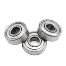 10PCS ABEC-5 Flange Ball Bearing 608zz 623zz 624zz 625zz 635zz 626zz 688zz 3D Printers Parts Deep Groove Flanged Pulley Wheel
