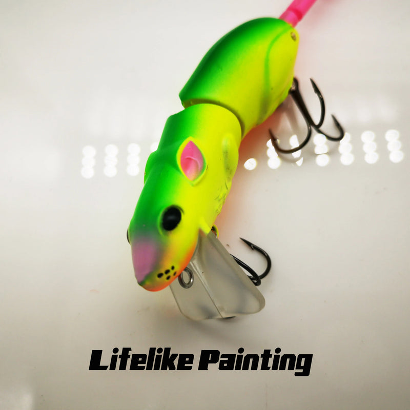 Fishing Lure Rat Lure Jointed Bait Floating Bait Topwater Bass Fishing