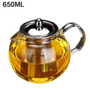 650ml 950ml 1300ml Heat Resistant Glass Teapot Induction Cooker Heat Resistant Glass Teapot with 304 Stainless Steel Strainer