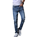 New Fashion Men's Jeans Light Color Stretch Jeans Casual Straight Slim Fit Multicolor Skinny Jeans Men Cotton Denim Trousers