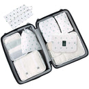 8Pcs/set Large Capacity Luggage Storage Bags For Packing Cube Clothes Underwear Cosmetic Travel Organizer Bag Toiletries Pouch