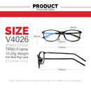 Anti Blue Light Glasses Men Radiation Women TR90 Computer Protection Gaming Square Frame Ray Blocking UV400 Cute Eyeglasses