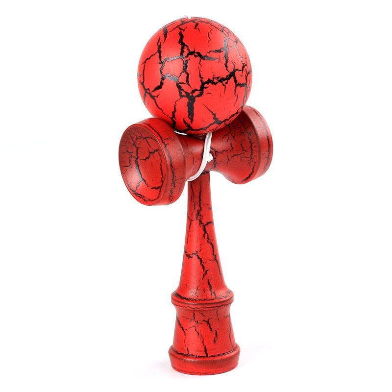 1 Piece Professional Bamboo Paint Wooden Kendama Balls Skillful Jumbo Kendama Juggle Game Balls Outdoors Toys for Children