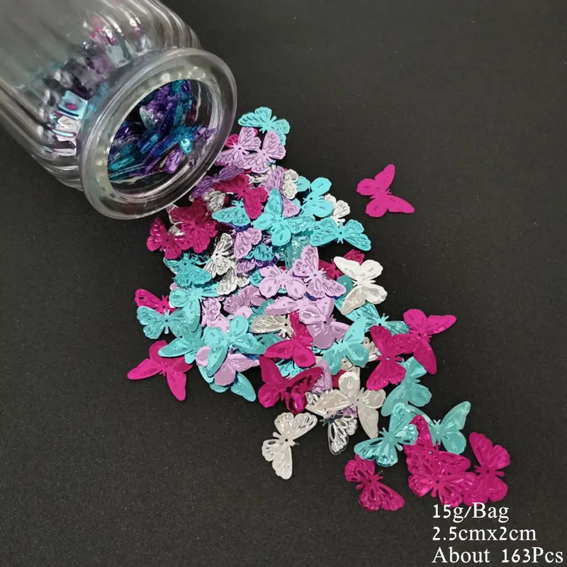 15g Cat Dog Confetti Spider Bat Sequin DIY Animal Theme Party Table Decoration Halloween Black White Purple Festival Supplies