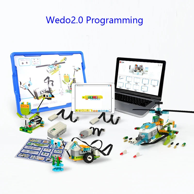 2022 NEW High-Tech WeDo 3.0 Robotics Construction Set Building Blocks Compatible With logoes Wedo 2.0 Educational DIY Brick toys