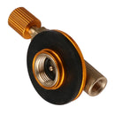 Outdoor Camping Gas Tank Connector Butane Tank Gas Adapter with Close Valve