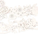 5pcs+1m hemp rope Christmas Tree Ornament Wooden Hanging Pendants Christmas tree snow angel Star Christmas Decorations for Home