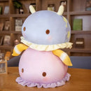 Super Soft Down Cotton Stuffed Sea Animal Colorful Cowfish Plush Manatee Toy Round Animal Doll Comforting Kids Present