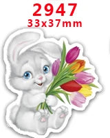 Easter Flatback Resin for DIY, Planar Resin Crafts, Custom, Phone Decorations, PR41, 10 Pcs