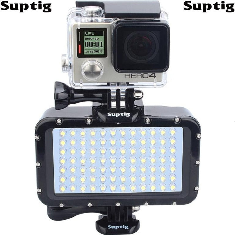 Waterproof LED Underwater Light Diving Lamp +Battery For GoPro Hero 9 8 7 5 Session4 Xiaomi Yi Mijia 4K SJCAM SJ89 EKEN H9 Power