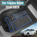 for Toyota RAV4 2019 2020 Car Center Console Armrest Storage Box Tray Organizer Anti-Slip Mats