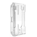 XRHYY  Pack Of 10 Heavy Duty ID Badge Holder Hard Plastic Horizontal & Vertical Clear Holder With Thumb Slots 2-3 ID Card Holder