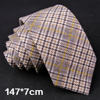 Checked Plaid Scottish Tartan Red Crimson Gray Grey Green Yellow Blue Mens Ties Neckties Free Shipping Suit Gift For Men