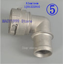 Aluminium alloy Cooling Coolant Hose Connector Supercharger Pipe fit For Golf MK4 Bettle A3 S3 TT Seat Leon 1.6 1.8T