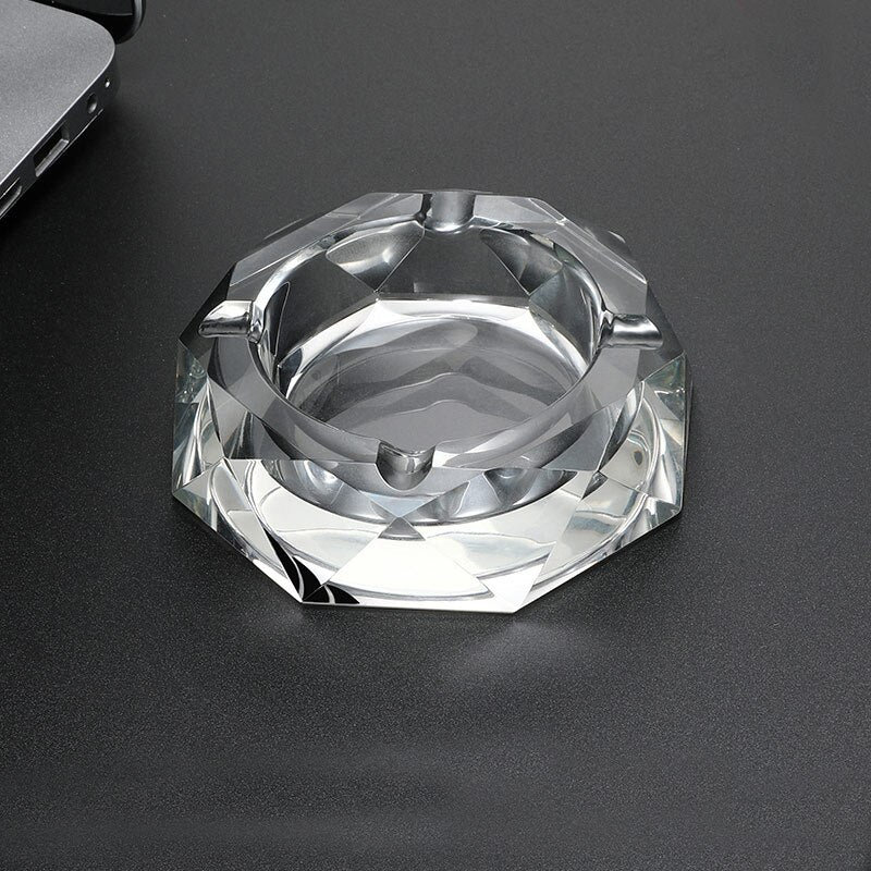 Nordic Ins Popular Mini Ashtray For Car Glass Ashtray Portable Decorative Cigar Ashtray Holder Cute Ashtrays Wedding Gift מאפרה