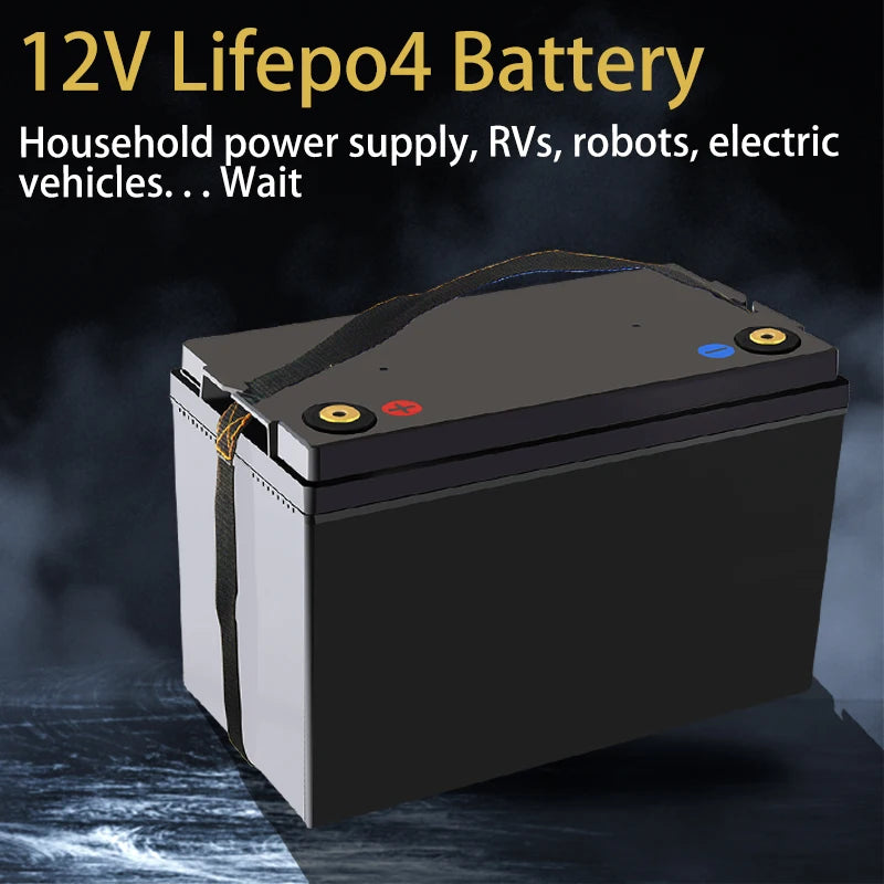LiitoKala 12.8v 150AH lifepo4 battery with 100A BMS 12V 150Ah battery for RV Xenon light Solar energy storage Inverter
