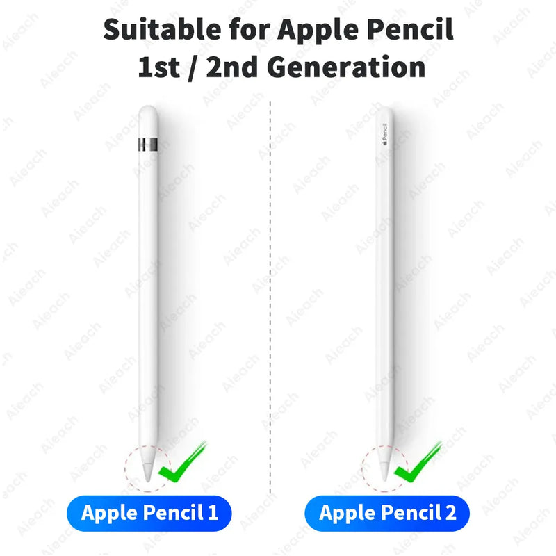 Pencil Tips For Apple Pencil 1st 2nd Generation Double Layer 2B & HB & Thin Tip For Apple Pencil Nib, Enough For 4 Years of Use