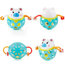 Educational Baby Toys Cartoon Animals Tumbler Baby Rattle Soft Gum Teether Newborn Infant Toys Development Rattles For Baby