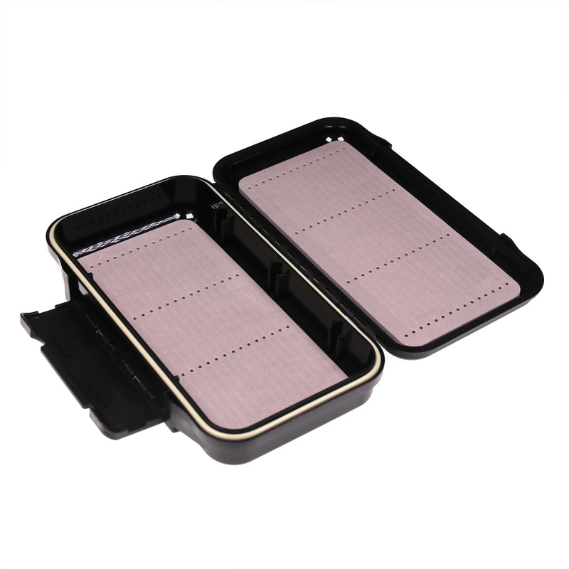 Bimoo 1pc 19.7*11.2cm Porket Streamer Fly Box Waterproof Sturdy Engineer Fishing Box Case with Waterproof Silicone Linear inside