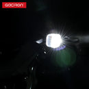 GACIRON Bicycle Warning Front Light Rainproof MTB Bike Head Light USB Rechargeable Safety Warning Cycling Night Bike Flashlight
