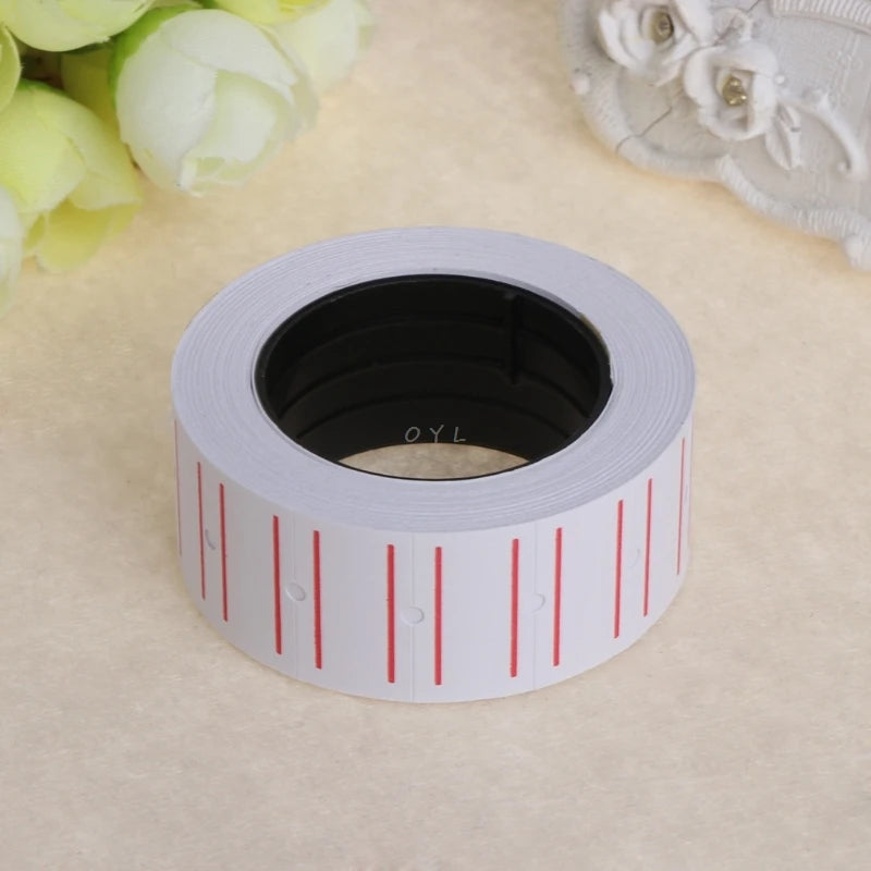 1 Roll(500 Labels) White Self Adhesive Price Label Tag Sticker Office Supplies