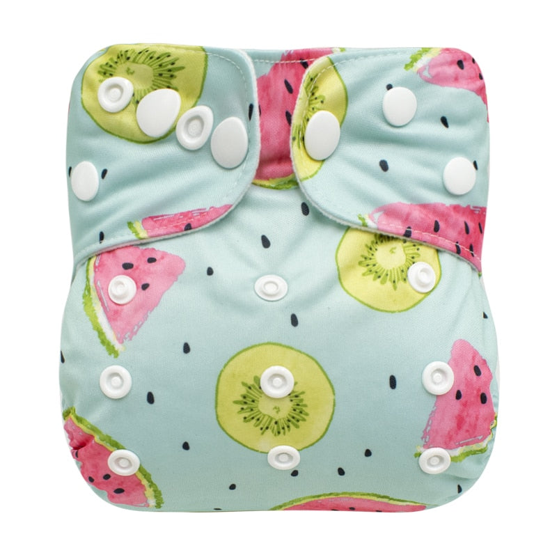 [Mumsbest] Washable Baby Coth Diaper Kids Panties Ecological Reusable  Unisex MCN Boys Girls Pocket Nappy Cover 3-15kg 3-15KG