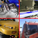 12V 24V Car Air Horn Super Loud Metal Horn Universal Single Trumpet Compressor 180 Hertz Horn Car Truck Train Moto