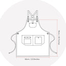 PU Apron Cross Back Strap Barista Bartender Pastry Chef Cafe Bistro BBQ Grill Uniform Florist Barber Carpenter Workwear B97