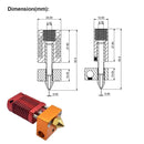 CR-10/CR-10S Ender 3 Pro Full Metal J-head Hotend Extruder Hot End Kit for Creality Bowden Extruder 12/24V 3d Printer Parts