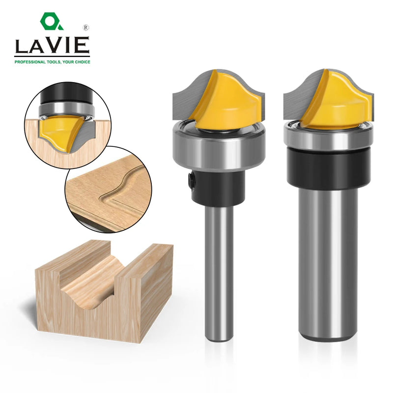 1pc 6mm to 1/2" shank Faux Panel Ogee Router Bit Arc-shaped Riving Bit Tungsten Carbide Woodworking Milling Cutter For Wood