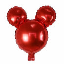 10pcs 40X40CM Mickey Minnie Mouse Head Aluminum Foil Balloon Baby Shower Birthday Party Decoration Kids Toys Supplies Air Globos
