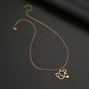 Stainless Steel Necklaces Stethoscope Lightning Pendant Collar Chain Fashion Necklace For Women Men Jewelry Party Friend Gifts