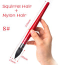 Professional Watercolor Paint Brush Handmade Squirrel Nylon Hair Pointed Painting Brush Set for Watercolor Painting Art Supplies
