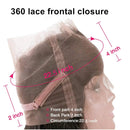 360 Lace frontal Closure Straight Hair 4x4 Lace Cloure Maxine 13x4 Swiss Lace Frontal 5x5 HD Lace Closure Human Hair Extensions