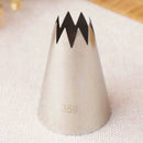 #353 354 359 362 Open Star Piping Nozzle Cake Decorating Tools Stainless Steel Icing TipCream Nozzles Bakeware Pastry Tips Large